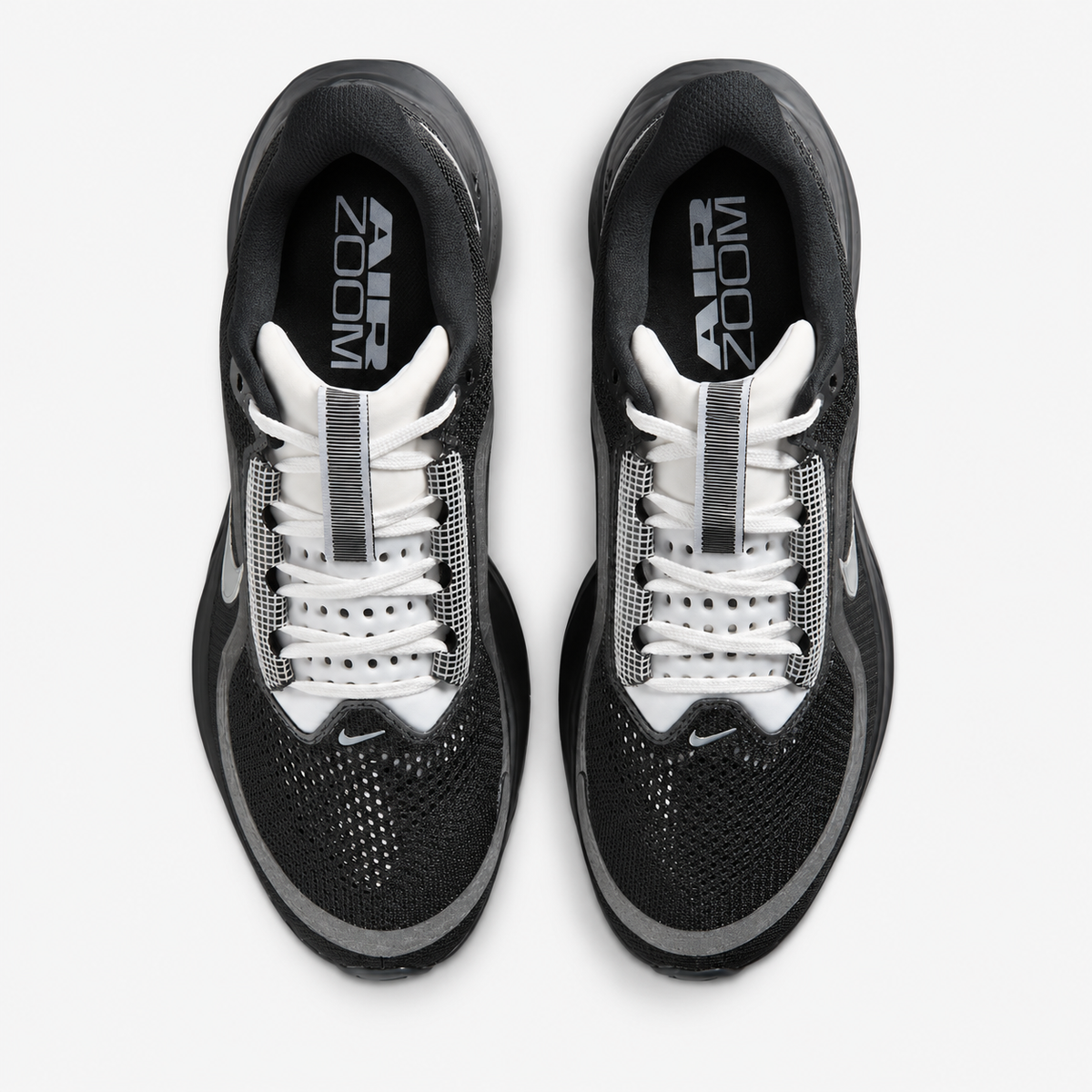 Black/White/Metallic Silver