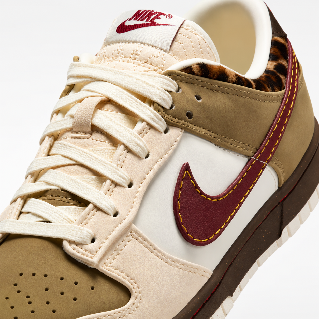 NK Dunk Low Khaki Leopard