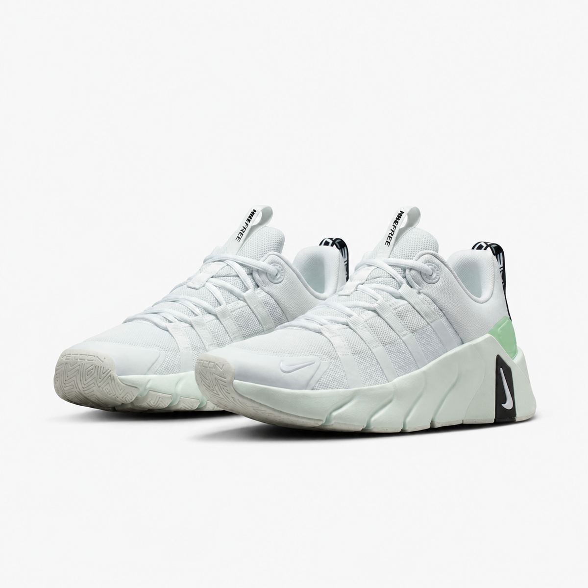 White / Mint Green